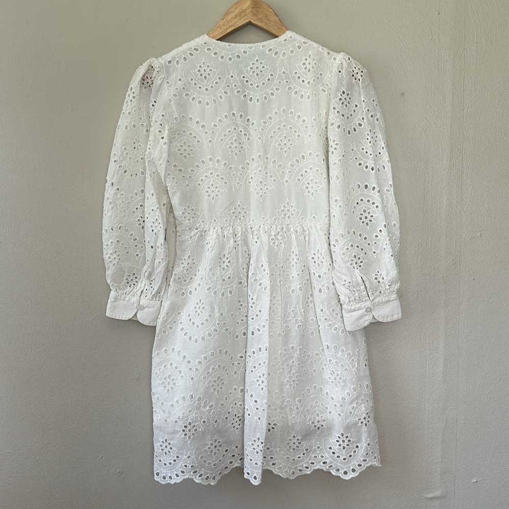 OPT white eyelet minidress small - Picture 6 of 8